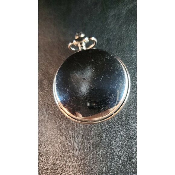 Usa American Flag & Bald Eagle Patriotic Quartz Pocket Watch Pocketwatch - Picture 12 of 12